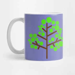 polkadot tree design Mug